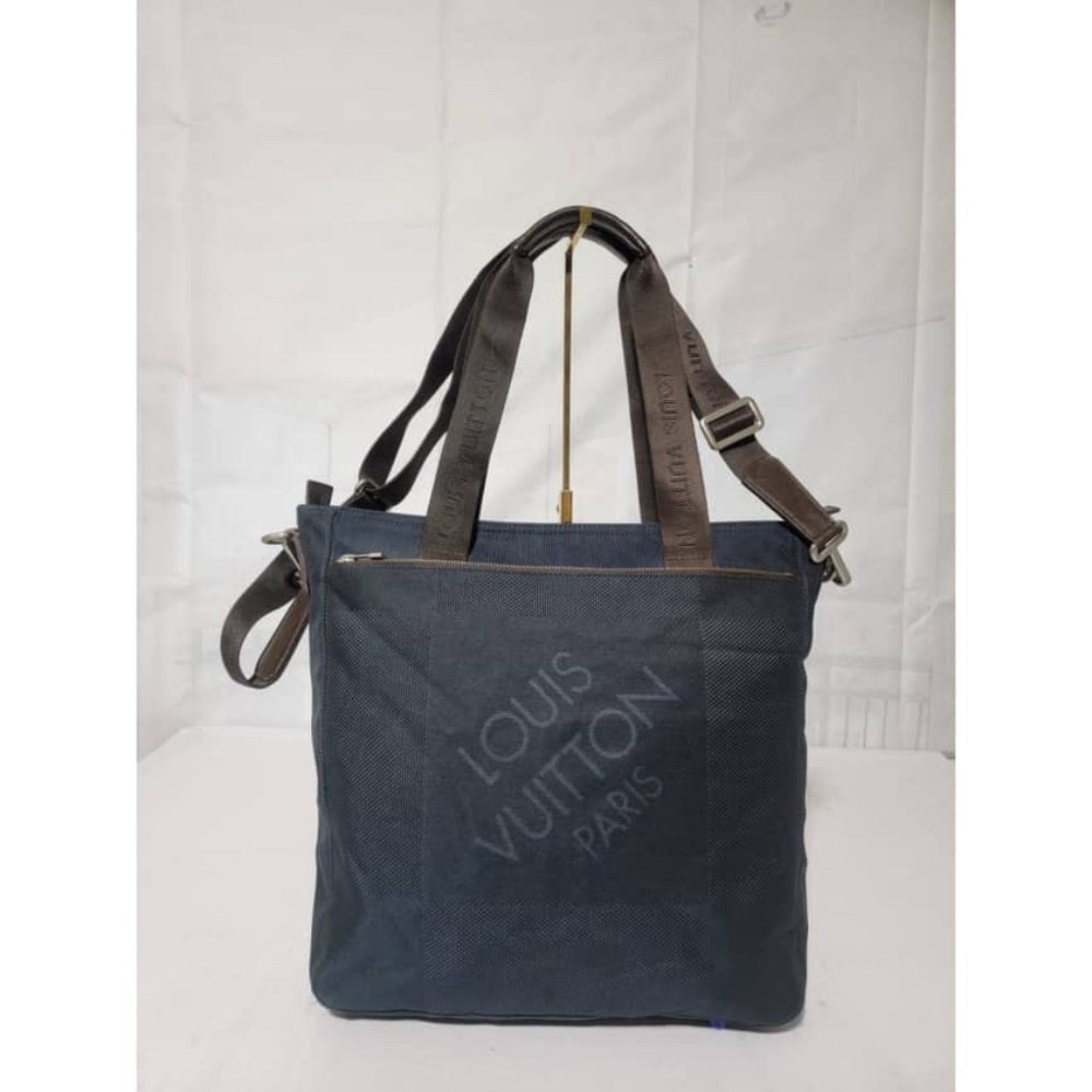 Authentic LOUIS VUITTON Damier Geant John Gruer 2WAY/Crossbody Shoulder … - Picture 1 of 13